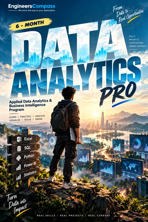 EngineersCompass Data Analytics Pro program poster