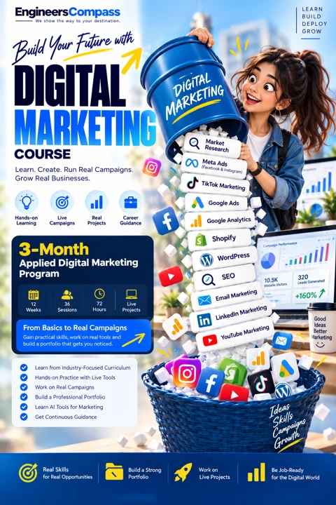 EngineersCompass Digital Marketing program poster